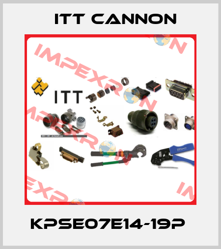 KPSE07E14-19P  Itt Cannon