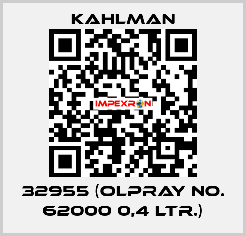 32955 (Olpray No. 62000 0,4 ltr.) Kahlman