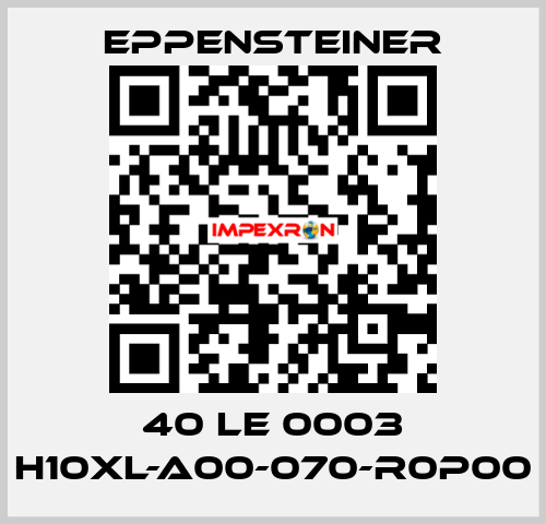40 LE 0003 H10XL-A00-070-R0P00 Eppensteiner