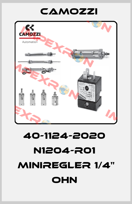 40-1124-2020  N1204-R01  MINIREGLER 1/4" OHN  Camozzi