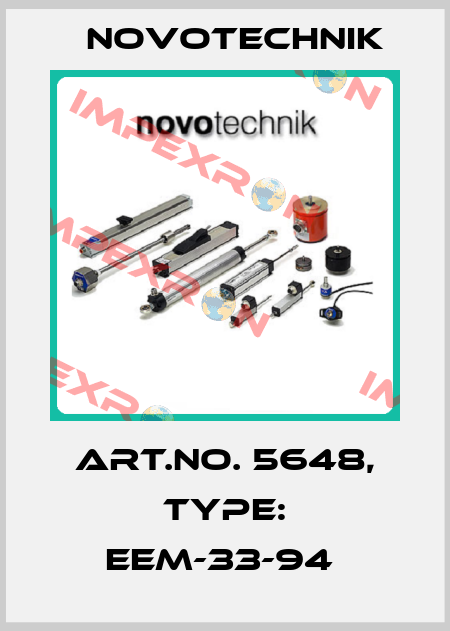 Art.No. 5648, Type: EEM-33-94  Novotechnik