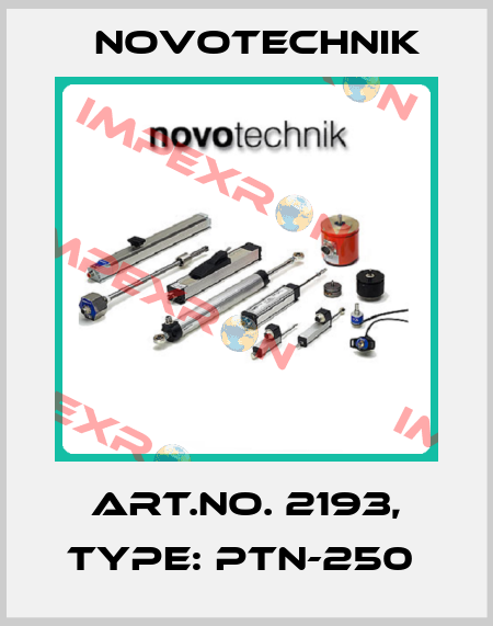 Art.No. 2193, Type: PTN-250  Novotechnik