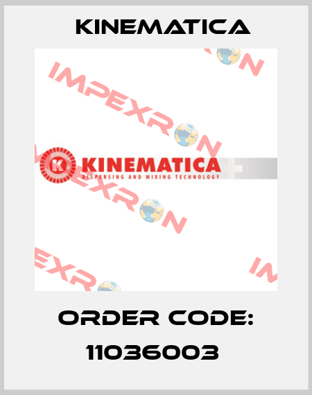 Order Code: 11036003  Kinematica
