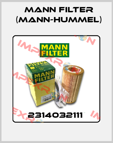 2314032111  Mann Filter (Mann-Hummel)