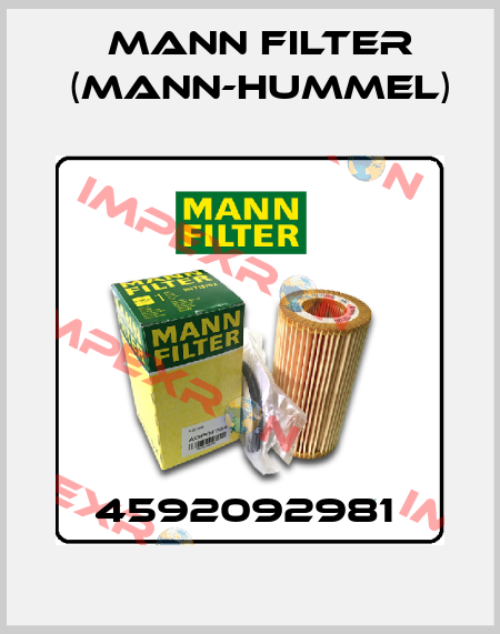 4592092981  Mann Filter (Mann-Hummel)