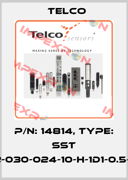 p/n: 14814, Type: SST 02-030-024-10-H-1D1-0.5-J5 Telco