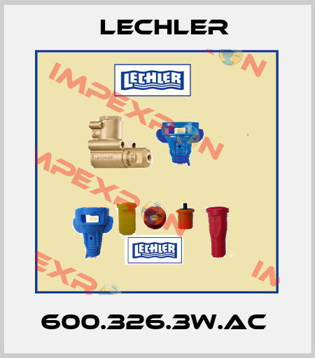 600.326.3W.AC  Lechler