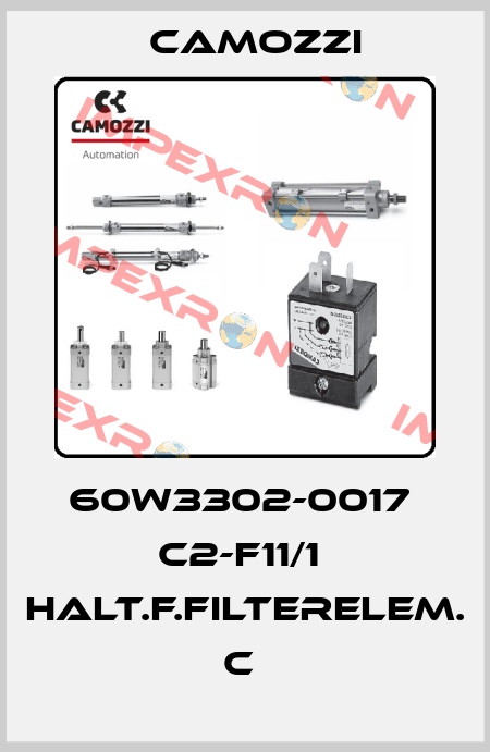 60W3302-0017  C2-F11/1  HALT.F.FILTERELEM. C  Camozzi