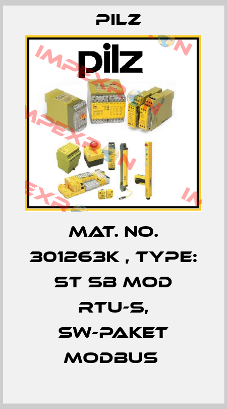 Mat. No. 301263K , Type: ST SB Mod RTU-S, SW-Paket MODBUS  Pilz