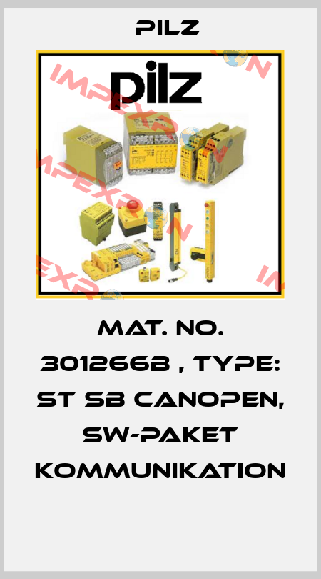 Mat. No. 301266B , Type: ST SB CANopen, SW-Paket Kommunikation  Pilz