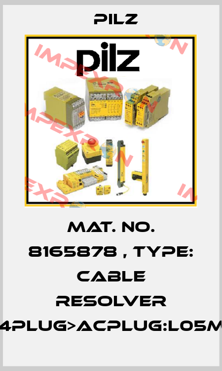 Mat. No. 8165878 , Type: Cable Resolver DD4plug>ACplug:L05mSK Pilz