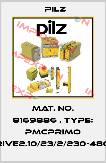 Mat. No. 8169886 , Type: PMCprimo Drive2.10/23/2/230-480V Pilz