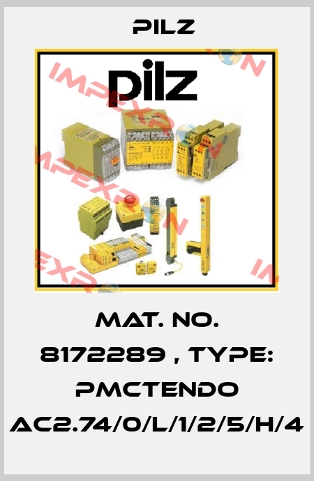 Mat. No. 8172289 , Type: PMCtendo AC2.74/0/L/1/2/5/H/4 Pilz