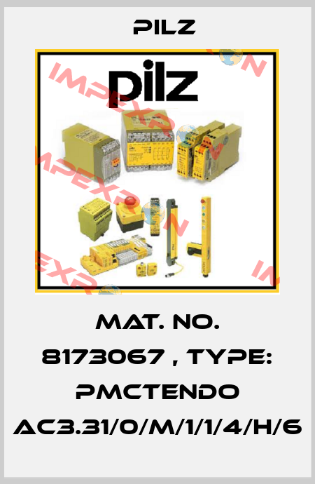 Mat. No. 8173067 , Type: PMCtendo AC3.31/0/M/1/1/4/H/6 Pilz