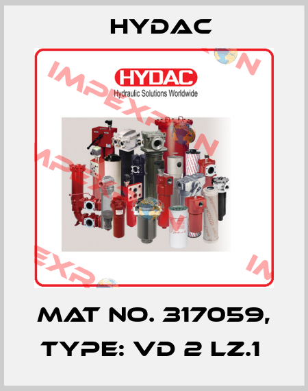 Mat No. 317059, Type: VD 2 LZ.1  Hydac