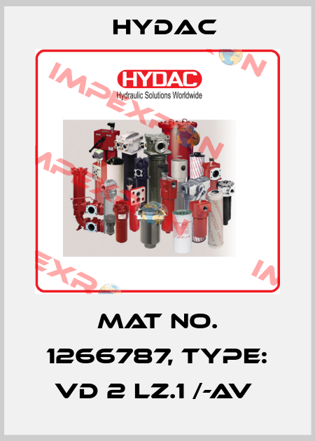 Mat No. 1266787, Type: VD 2 LZ.1 /-AV  Hydac