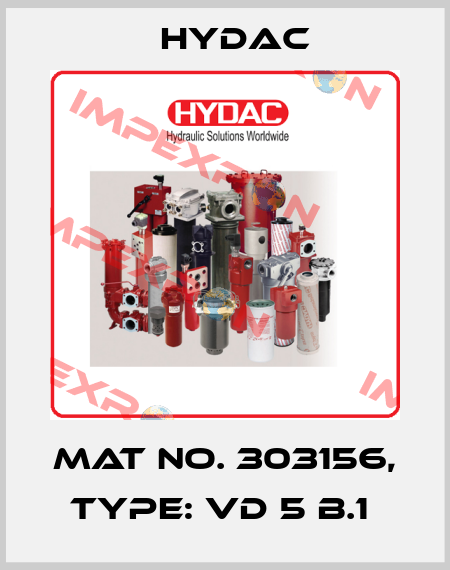 Mat No. 303156, Type: VD 5 B.1  Hydac