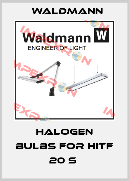 Halogen bulbs for HITF 20 S  Waldmann