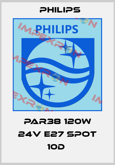 PAR38 120W 24V E27 Spot 10D  Philips