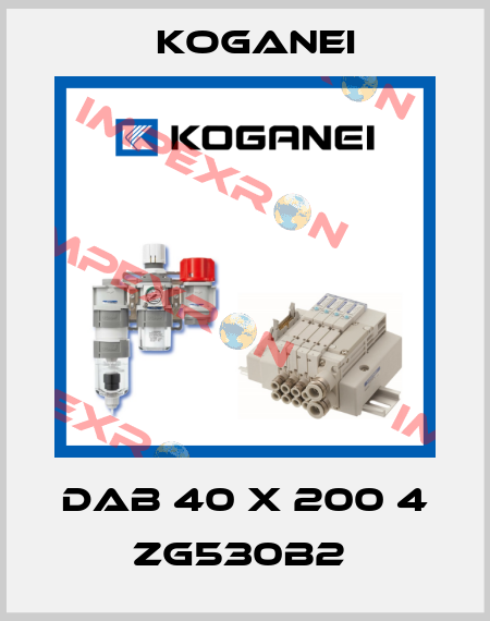 DAB 40 X 200 4 ZG530B2  Koganei