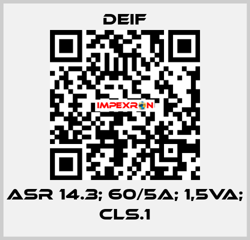 ASR 14.3; 60/5A; 1,5VA; CLS.1 Deif