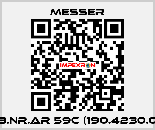 (B.Nr.AR 59C (190.4230.0) Messer
