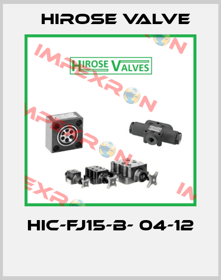 HIC-FJ15-B- 04-12  Hirose Valve