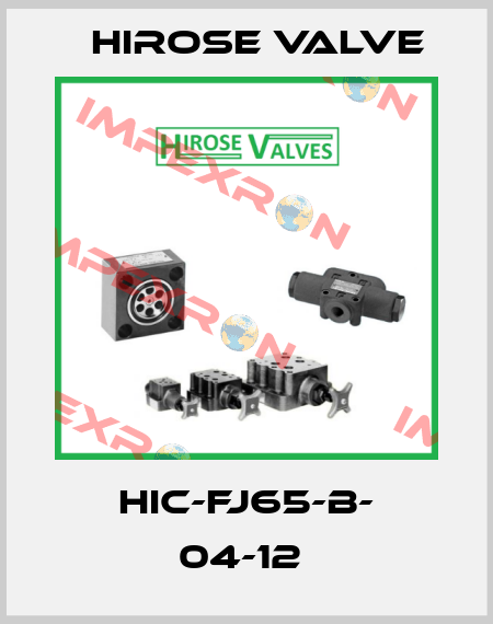 HIC-FJ65-B- 04-12  Hirose Valve