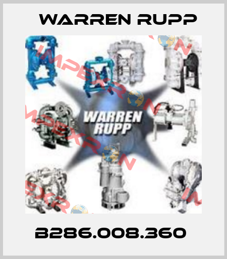 B286.008.360  Warren Rupp
