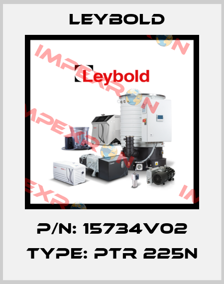 P/N: 15734V02 Type: PTR 225N Leybold