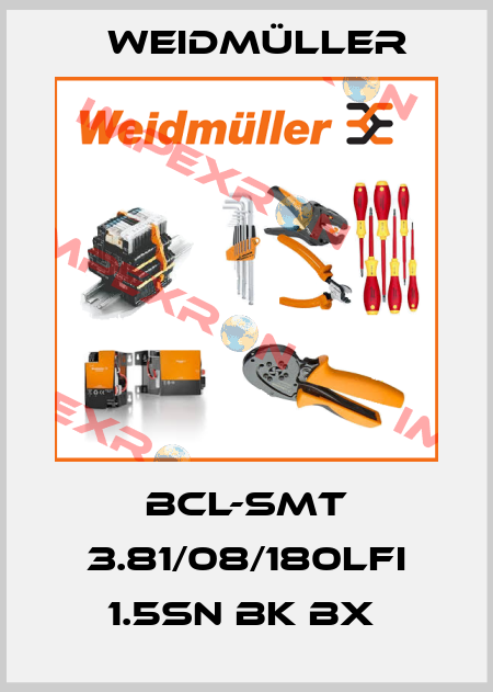 BCL-SMT 3.81/08/180LFI 1.5SN BK BX  Weidmüller
