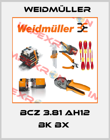 BCZ 3.81 AH12 BK BX  Weidmüller