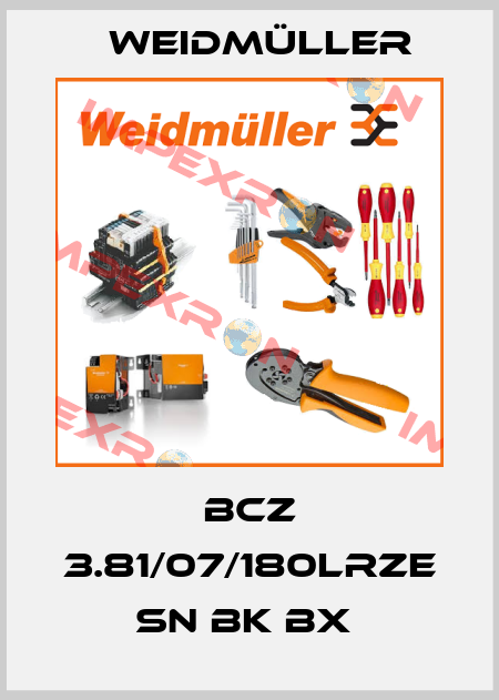 BCZ 3.81/07/180LRZE SN BK BX  Weidmüller