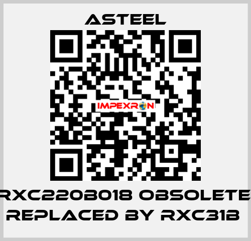 RXC220B018 obsolete, replaced by RXC31B  ASTEEL