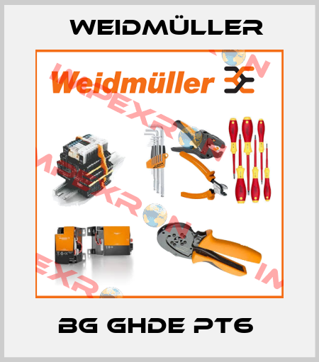 BG GHDE PT6  Weidmüller