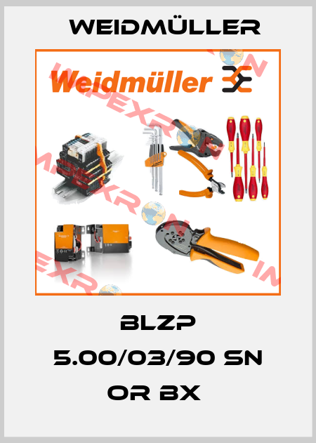 BLZP 5.00/03/90 SN OR BX  Weidmüller