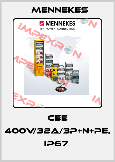 CEE 400V/32A/3P+N+PE, IP67  Mennekes