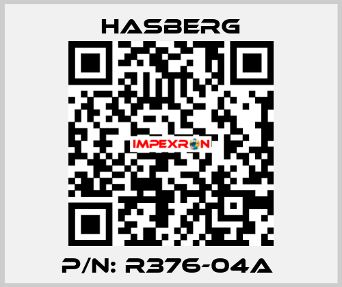 P/N: R376-04A  Hasberg