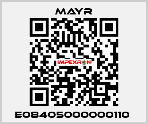 E08405000000110  Mayr