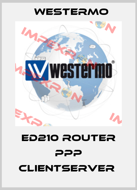 ED210 ROUTER PPP CLIENTSERVER  Westermo