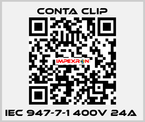 IEC 947-7-1 400V 24A  Conta Clip