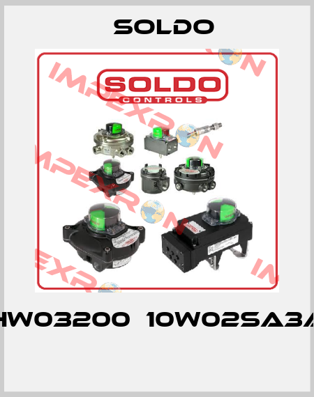 HW03200‐10W02SA3A  Soldo