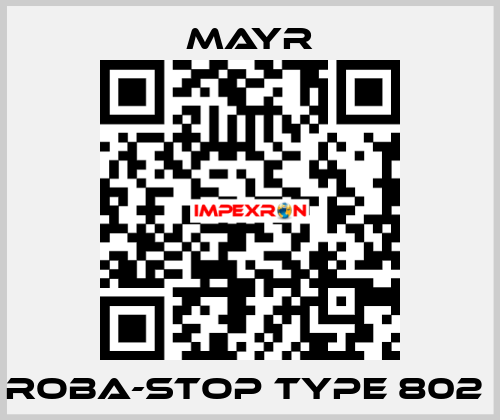 ROBA-stop Type 802  Mayr