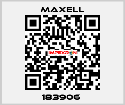 183906  MAXELL