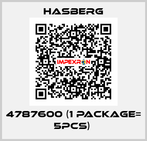 4787600 (1 Package= 5pcs)  Hasberg