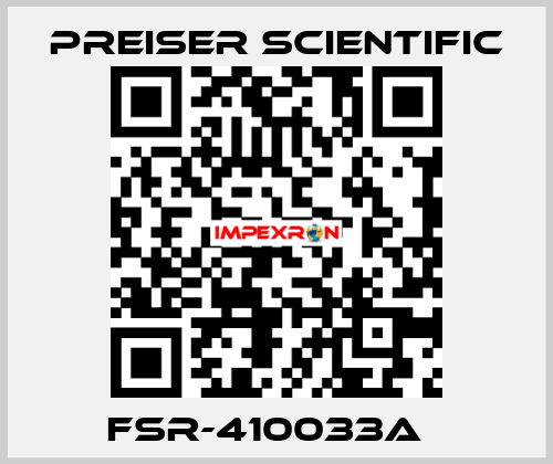 FSR-410033A   Preiser Scientific