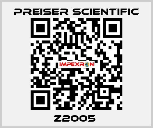 Z2005  Preiser Scientific