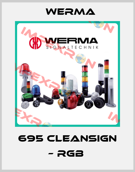 695 CleanSIGN – RGB  Werma