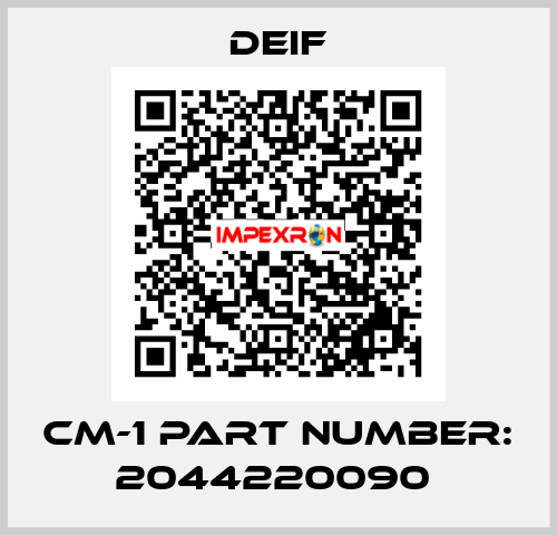 CM-1 part number: 2044220090  Deif