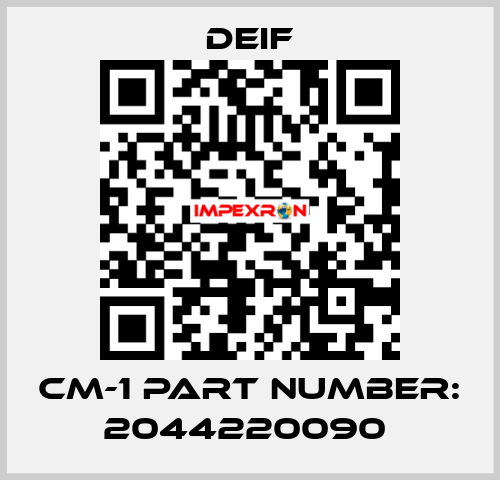 CM-1 part number: 2044220090  Deif